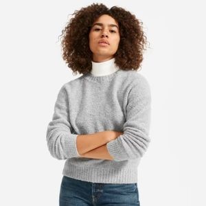 Everlane Teddy Crewneck Boucle Sweater